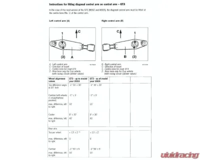 Rennline GT3 Style Lower Control Arm Set Porsche  996 | 997 | 986 | 987 | 981 | 991 | 718 1997-2024 - S58.59