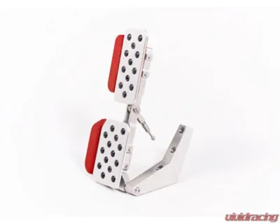 Rennline (A13.3P2219BLK.BLK) Rev3 3PC Pedal Set Perforated - TIP - Porsche 996 | 986 1997-2005 - A13.3P2219BLK.BLK