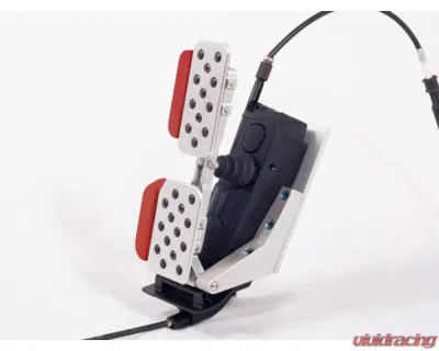 Rennline (A13.3P2219BLK.BLK) Rev3 3PC Pedal Set Perforated - TIP - Porsche 996 | 986 1997-2005 - A13.3P2219BLK.BLK