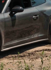 Rennline Side Skirts ABS Plastic Porsche 991 Carrera 2012-2019                                     - E248 ABS - Image 7