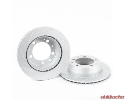Rennline OE+ Rear Brake Rotor Pair Porsche Cayenne 2005-2018 - CS-130