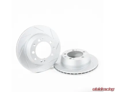 Rennline OE+ Rear Brake Rotor Pair Porsche Cayenne 2005-2018 - CS-130