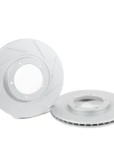Rennline OE+ Rear Brake Rotor Pair Porsche 95B Macan | Audi | A6 | A7 | A8 | Q5 | S4 | S5 2008+                                     - CS-144 - Image 2