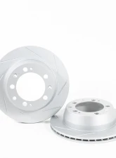 Rennline OE+ Rear Brake Rotor Pair Porsche Cayenne 2003-2018                                     - CS-128 - Image 4