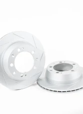 Rennline OE+ Rear Brake Rotor Pair Porsche Cayenne 2003-2018                                     - CS-128 - Image 2
