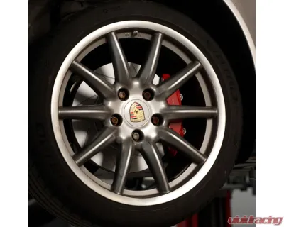Rennline OE+ Rear Brake Rotor Pair Porsche Cayenne 2005-2018 - CS-130