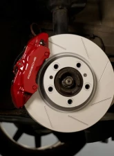 Rennline OE+ Rear Brake Rotor Pair Porsche Cayenne 2005-2018                                     - CS-130 - Image 5
