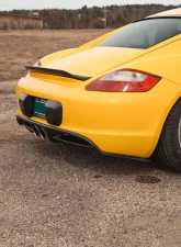 Rennline Carbon Fiber Rear Diffuser Porsche 987.1 Cayman 2006-2012                                     - E331 - Image 5