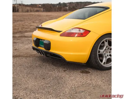 Rennline Carbon Fiber Rear Diffuser Porsche 987.1 Cayman 2006-2012 - E331