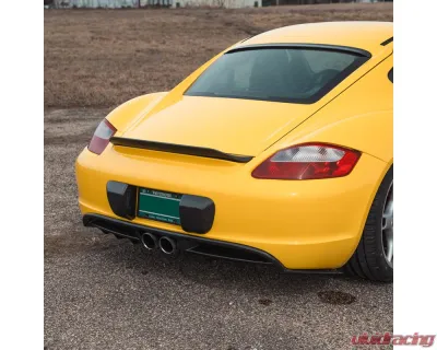 Rennline Carbon Fiber Rear Diffuser Porsche 987.1 Cayman 2006-2012 - E331