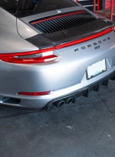 Rennline Carbon Fiber Dual Exit Diffuser Porsche 991.2 2017+                                     - E377 - Image 4