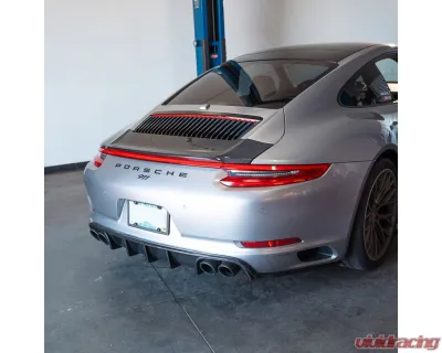Rennline Carbon Fiber Dual Exit Diffuser Porsche 991.2 2017+ - E377
