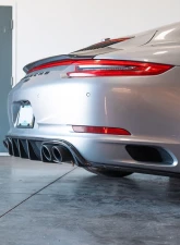 Rennline Carbon Fiber Dual Exit Diffuser Porsche 991.2 2017+                                     - E377 - Image 8