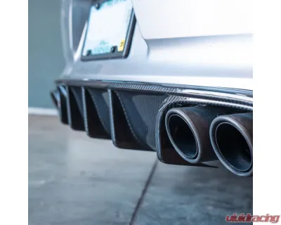 Rennline Carbon Fiber Dual Exit Diffuser Porsche 991.2 2017+ - E377