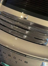 Rennline Carbon Fiber Decklid Louvers Porsche 991.1 Turbo | Turbo S 2013-2016                                     - E392 - Image 9