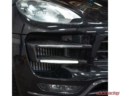 Rennline Carbon Fiber Grille Slats Porsche 95B.1 Macan 2015+ - E400
