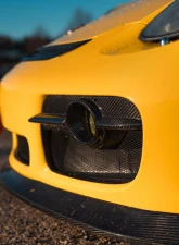 Rennline Carbon Fiber Fog Light Bezels Porsche 987.1 Cayman 2006-2012                                     - E408 - Image 7