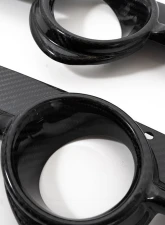 Rennline Carbon Fiber Fog Light Bezels Porsche 987.1 Cayman 2006-2012                                     - E408 - Image 4