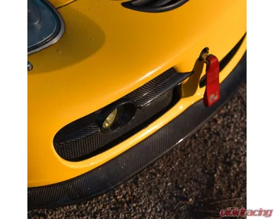 Rennline Carbon Fiber Fog Light Bezels Porsche 987.1 Cayman 2006-2012 - E408