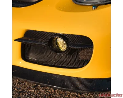 Rennline Carbon Fiber Fog Light Bezels Porsche 987.1 Cayman 2006-2012 - E408