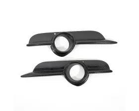 Rennline Carbon Fiber Fog Light Bezels Porsche 987.1 Cayman 2006-2012