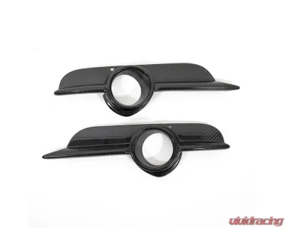 Rennline Carbon Fiber Fog Light Bezels Porsche 987.1 Cayman 2006-2012 - E408