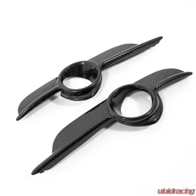 Rennline Carbon Fiber Fog Light Bezels Porsche 987.1 Cayman 2006-2012 - E408