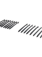 Rennline Carbon Fiber Rear Decklid Fins Porsche 991.2 Turbo S 2017-2019                                     - E394 - Image 2