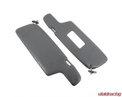Rennline OE Style Sun Visor Set Black/Cream Porsche 911 | 931 | 912 Coupe 1969-1989 - I148