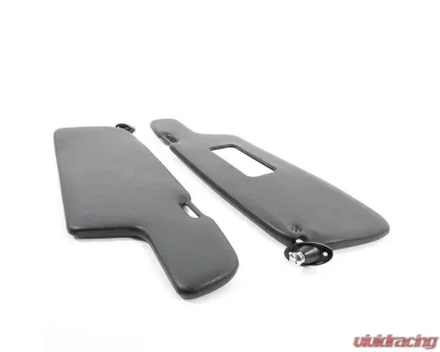 Rennline OE Style Sun Visor Set Black/Cream Porsche 911 | 931 | 912 Coupe 1969-1989 - I148