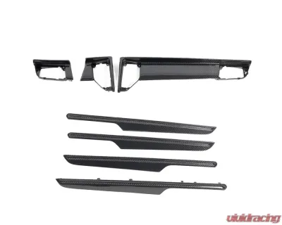 Rennline Carbon Fiber Interior Trim Kit Porsche Macan 2014-2019 - I162.I163