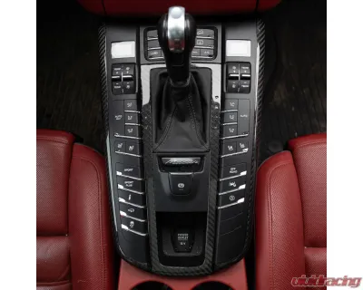 Rennline Carbon Fiber Center Console Surround Porsche 95B Macan 2015+ - I170
