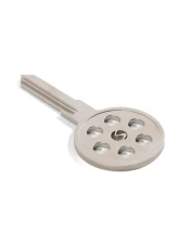 Rennline 917 Style Key Blank Brass for Porsche 924 944 968 1977-1995                                     - I186      BRASS - Image 2