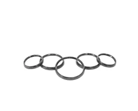 Rennline Aluminum Gauge Bezels Carbon Porsche 911 | 912 | 930 | 964 | 993 1965-1998