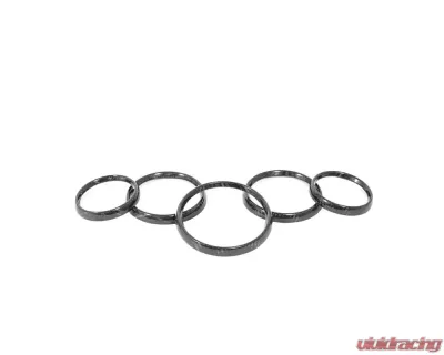 Rennline Aluminum Gauge Bezels Carbon Porsche 911 | 912 | 930 | 964 | 993 1965-1998 - I195