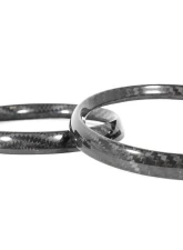 Rennline Aluminum Gauge Bezels Carbon Porsche 911 | 912 | 930 | 964 | 993 1965-1998                                     - I195 - Image 2