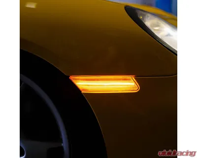 Rennline LED Sequential Side Marker Lights Clear Porsche 997 | 987 2005-2012 - EL69      CLEAR