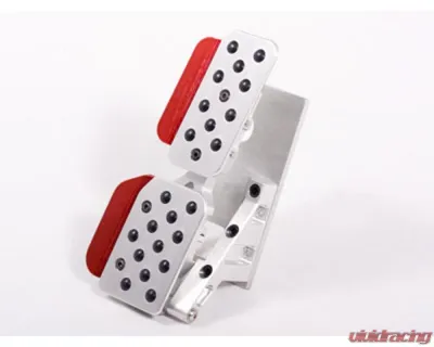 Rennline Rev4 3PC Pedal Set Perforated Black Pad / Black Extension Porsche 987 | 997 2005-2012 - A14.3P21  BLK.BLK