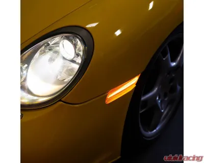 Rennline LED Sequential Side Marker Lights Clear Porsche 997 | 987 2005-2012 - EL69      CLEAR