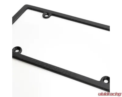Carbon Fiber License Plate Frame Black - E1075     BLACK