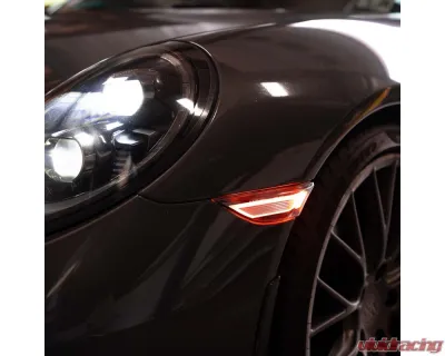 Rennline LED Side Marker Lights Clear Porsche 991 | 981 | 718 2012+ - EL73      CLEAR