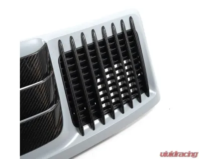 Rennline Carbon Fiber Rear Decklid Fins Porsche 991.2 Turbo S 2017-2019 - E394