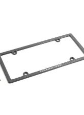 Carbon Fiber License Plate Frame Black                                     - E1075     BLACK - Image 3