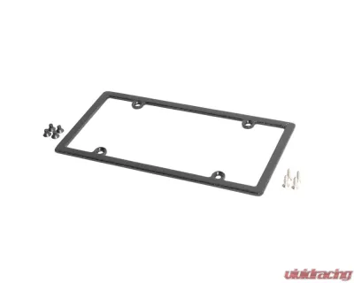 Carbon Fiber License Plate Frame Black - E1075     BLACK