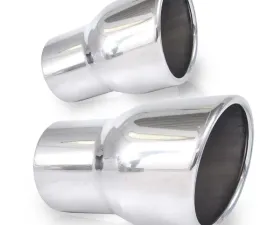 Stainless Works Slash Cut Rolled Edge Tips 6-1/4