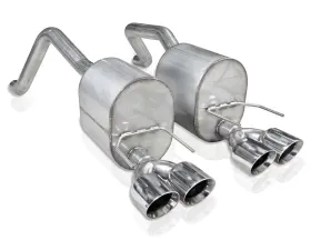 Stainless Works Axleback Dual Turbo Chambered Mufflers Factory Connect Chevrolet Corvette Z06 7L 8V 2006-2008