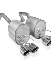 Stainless Works Axleback Dual Turbo Chambered Mufflers Factory Connect Chevrolet Corvette Z06 7L 8V 2006-2008                                     - C605CBQUAD - Image 4