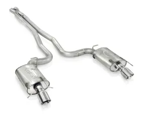 Stainless Works Catback Dual Turbo S-Tube Mufflers Performance Connect Cadillac CTS V 2009-2015