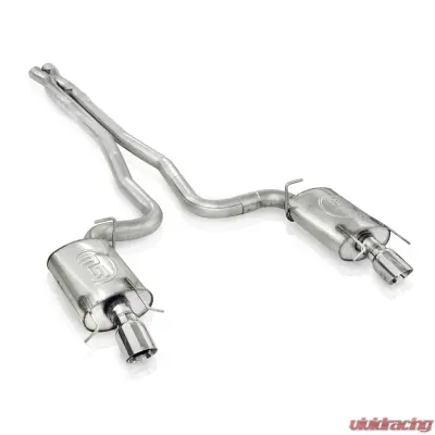 Stainless Works Catback Dual Turbo S-Tube Mufflers Performance Connect Cadillac CTS V 2009-2015 - CTSV9CBLMF