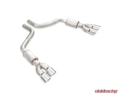 Stainless Works Legend Axleback w/Quad Polished 4" Tips Dodge Challenger 5.7L/6.2L/6.4L 2015-2021 - CHAL16ABL4